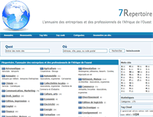 Tablet Screenshot of 7repertoire.com